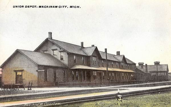 Union Depot 1913 Mackinaw City From Doug Taylor (newer photo)